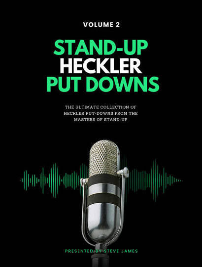 the book cover for stand-up comedian put downs